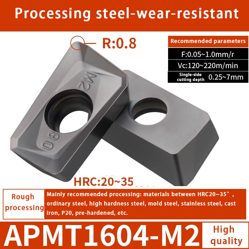 140-CNC milling blade APM T1135 stainless steel special alloy blade Shandong Denso Pricision Tools Co.,Ltd.